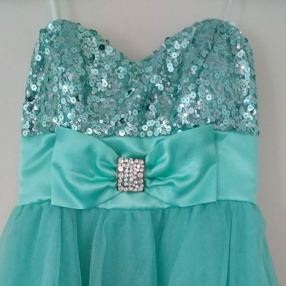 Teal Dress